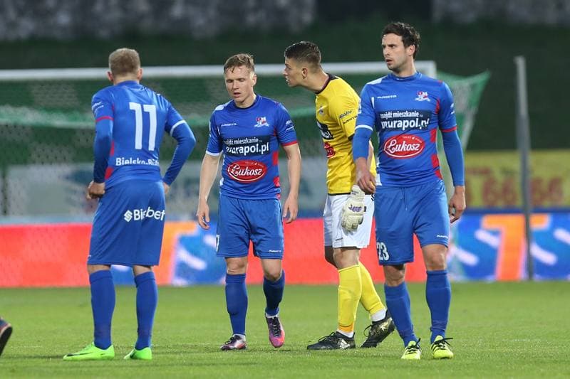 Football. Nice I Liga. Zaglebie Sosnowiec - Podbeskidzie Bielsko-Biala. 15.04.2017