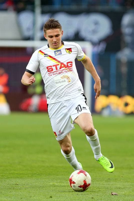 Football. Lotto Ekstraklasa. Piast Gliwice - Jagiellonia Bialystok. 22.04.2017