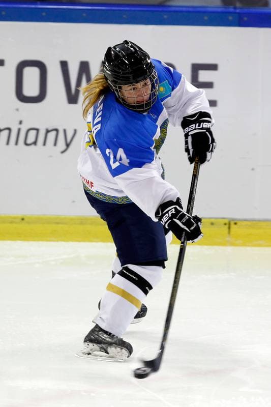 Ice Hockey. Women's World Championship. Kazakhstan - Italy. 14.04.2017