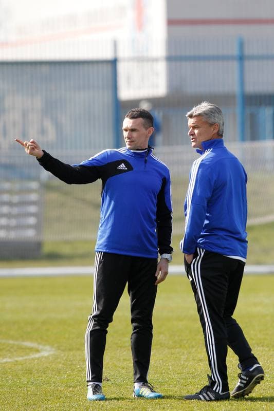 Football. Ruch Chorzow. Training. 24.04.2017