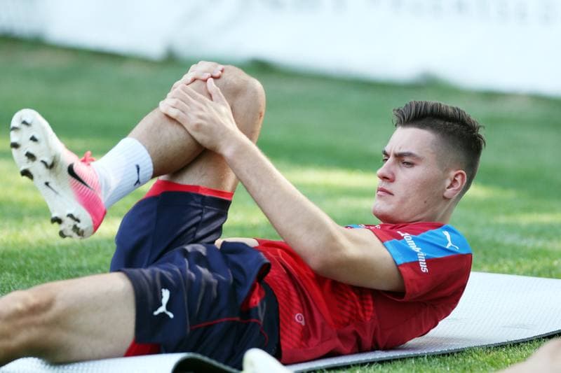 Football. Czech Republic. Training. 15.06.2017