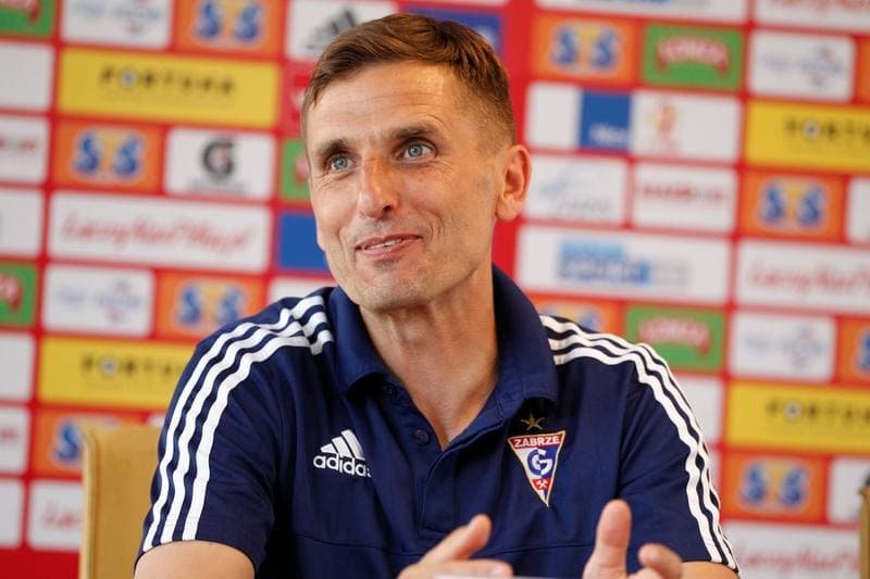 Football. Gornik Zabrze. Press Conference. 06.06.2017
