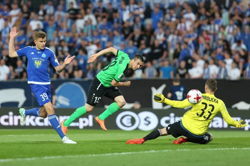 Football. Lotto Ekstraklasa. Ruch Chorzow - Gornik Leczna. 02.06.2017