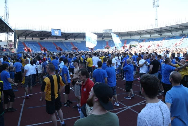 Football. Fortuna Narodni Liga. Banik Ostrava - 1 SC Znojmo. 28.05.2017