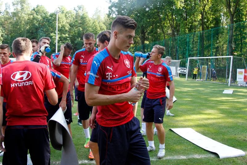 Football. Czech Republic. Training. 15.06.2017