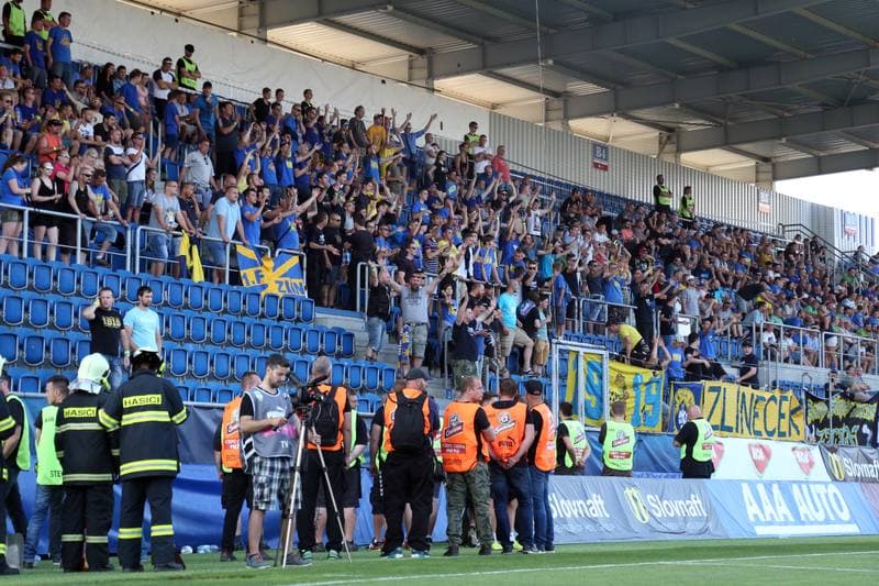 Football. Czech-Slovak Supercup. Fastav Zlin - Slovan Bratislava. 23.06.2017