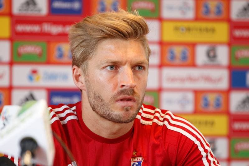 Football. Gornik Zabrze. Press Conference. 06.06.2017
