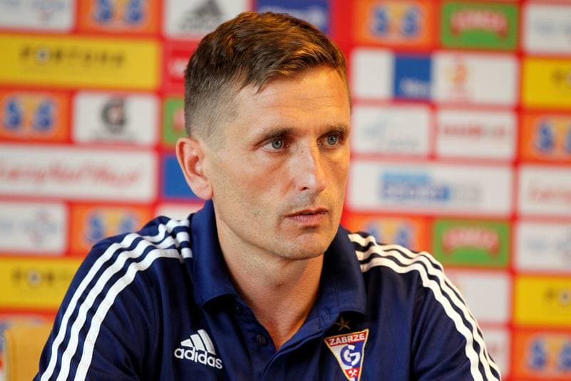 Football. Gornik Zabrze. Press Conference. 06.06.2017