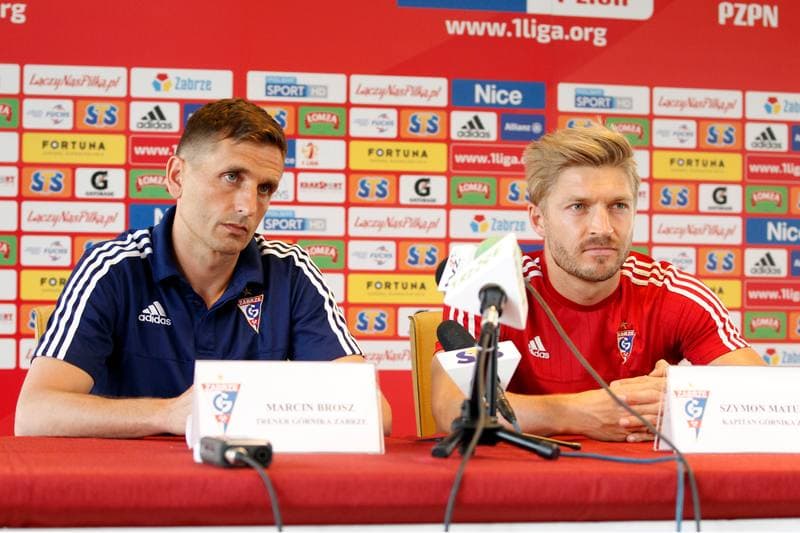 Football. Gornik Zabrze. Press Conference. 06.06.2017