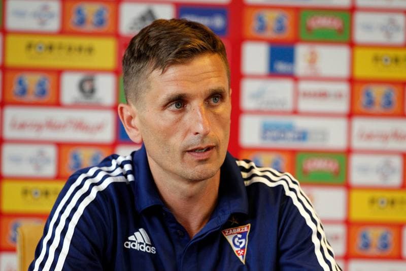 Football. Gornik Zabrze. Press Conference. 06.06.2017