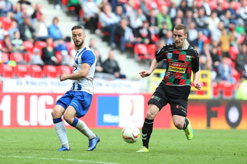 Football. Nice I Liga. GKS Tychy - Wisla Pulawy. 25.05.2017