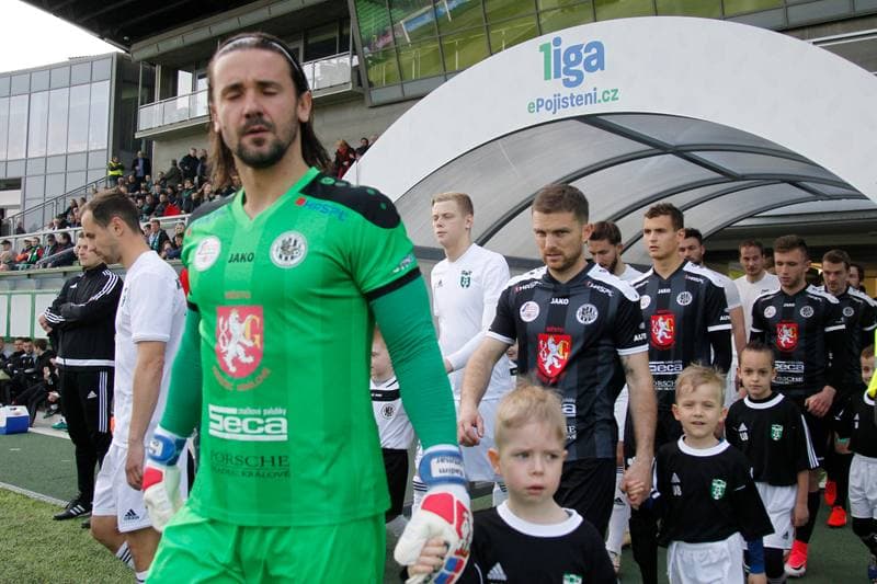 Football. ePojisteni.cz 1 liga. MFK Karvina - FC Hradec Kralove. 30.04.2017