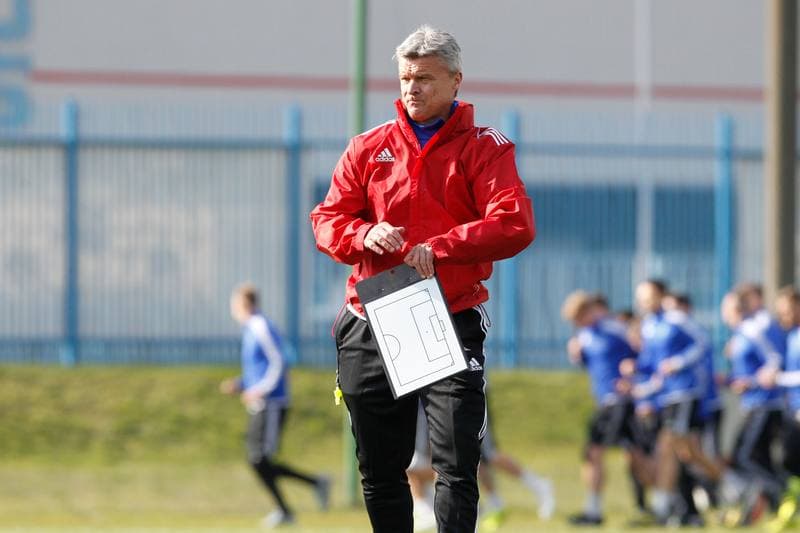 Football. Ruch Chorzow. Training. 24.04.2017