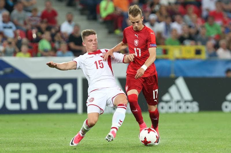 Football. UEFA European U21 Championship. Czech Republic - Denmark. 24.06.2017