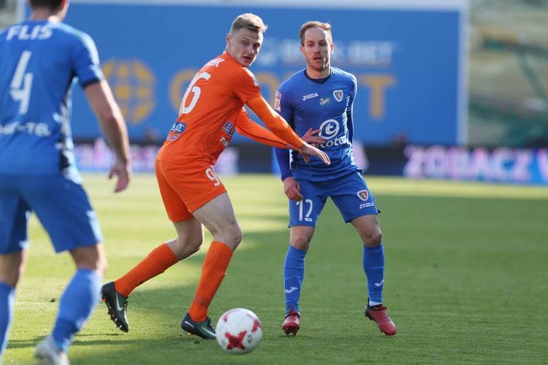 Football. Lotto Ekstraklasa. Bruk-Bet Termalica Nieciecza - Piast Gliwice. 17.04.2017