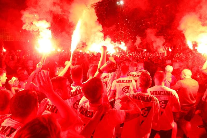 Football. Nice I Liga. Gornik Zabrze - Feta. 04.06.2017