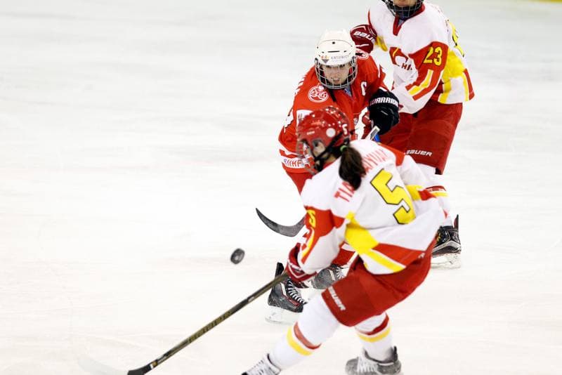 Ice Hockey. Women's World Championship. China - Poland. 14.04.2017