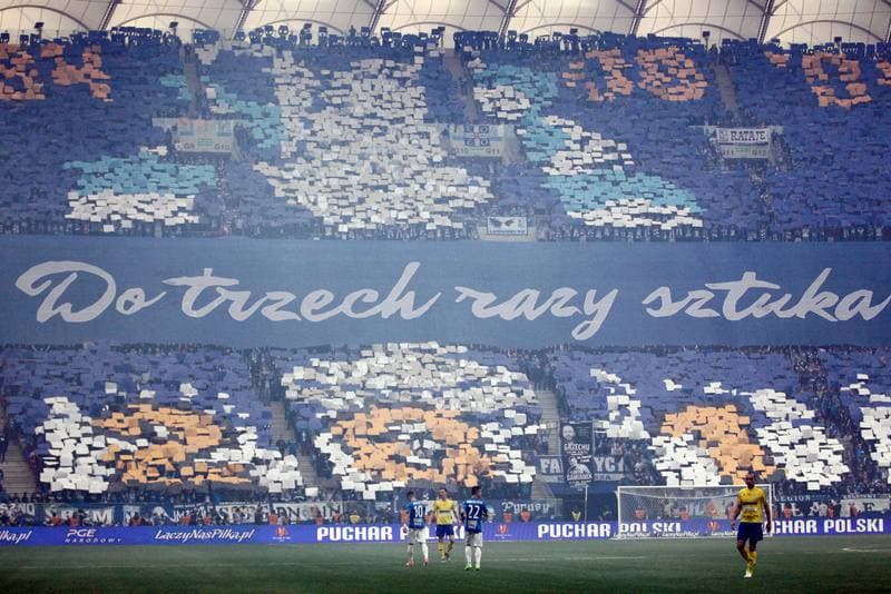 Football. Polish Cup. Lech Poznan - Arka Gdynia. 02.05.2017