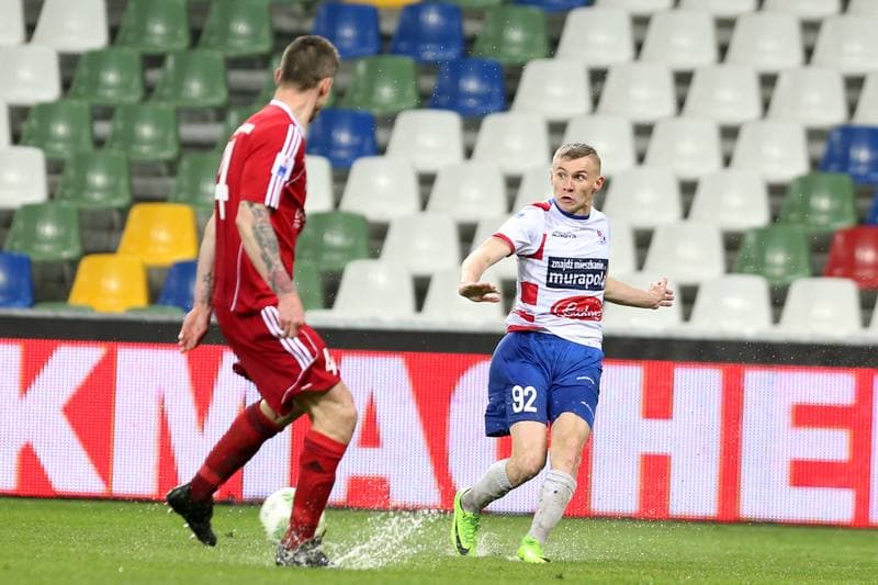Football. Nice I Liga. Podbeskidzie Bielsko-Biala - Miedz Legnica. 28.04.2017