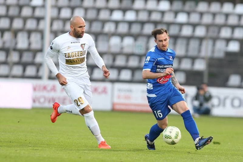 Football. Nice I Liga. Zaglebie Sosnowiec - Podbeskidzie Bielsko-Biala. 15.04.2017