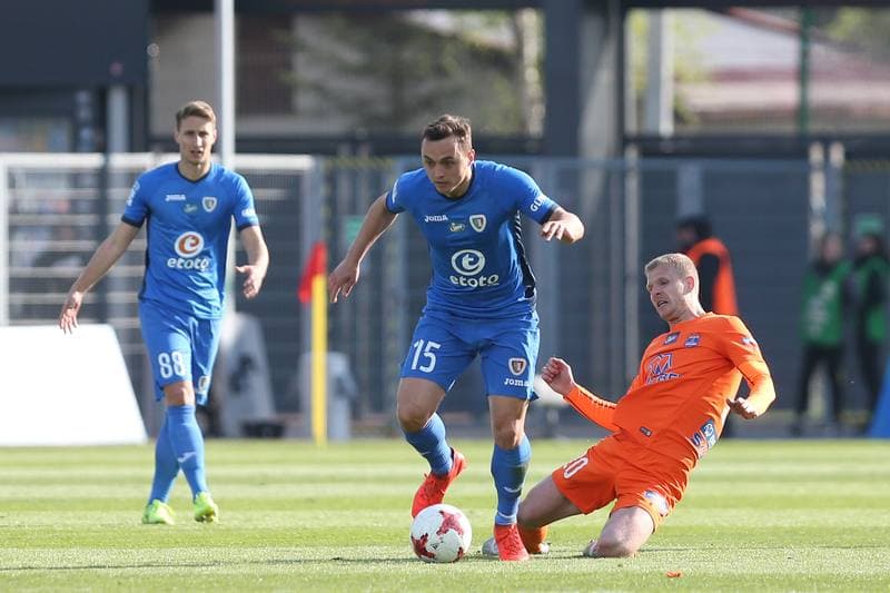 Football. Lotto Ekstraklasa. Bruk-Bet Termalica Nieciecza - Piast Gliwice. 17.04.2017