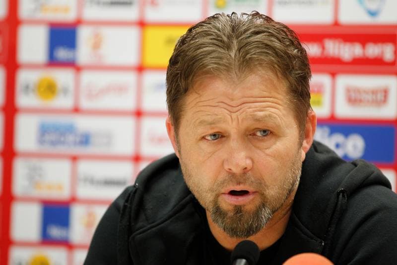 Football. GKS Tychy. Press Conference. 25.04.2017