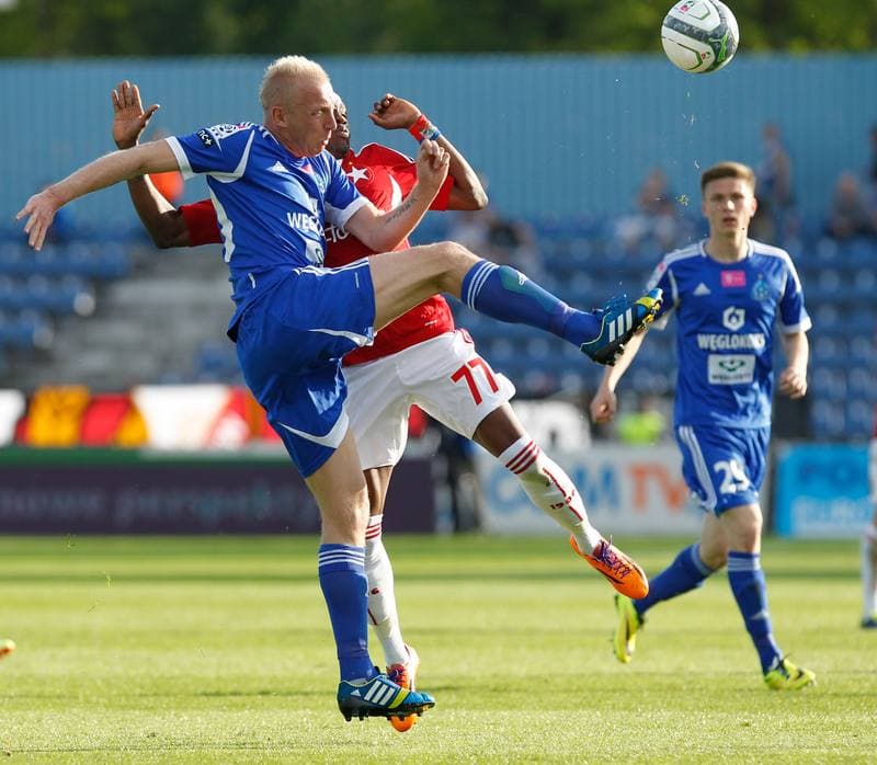 Football. T-Mobile Ekstraklasa. Ruch Chorzow - Wisla Krakow. 19.05.2014