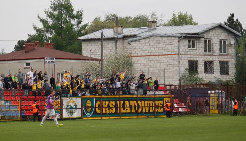 Football. I Liga. Dolcan Zabki - GKS Katowice. 23.04.2014