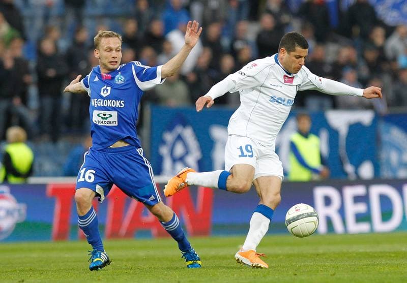 Football. T-Mobile Ekstraklasa. Ruch Chorzow - Zawisza Bydgoszcz. 11.05.2014