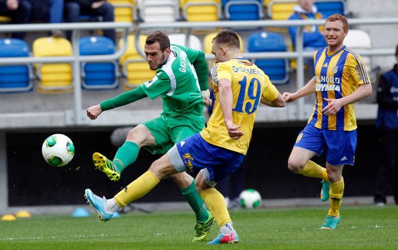 Football. IV Liga. GKS II Katowice - Iskra Pszczyna. 18.04.2014
