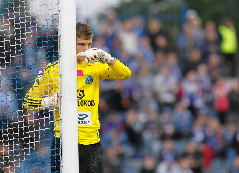 Football. T-Mobile Ekstraklasa. Ruch Chorzow - Zawisza Bydgoszcz. 11.05.2014