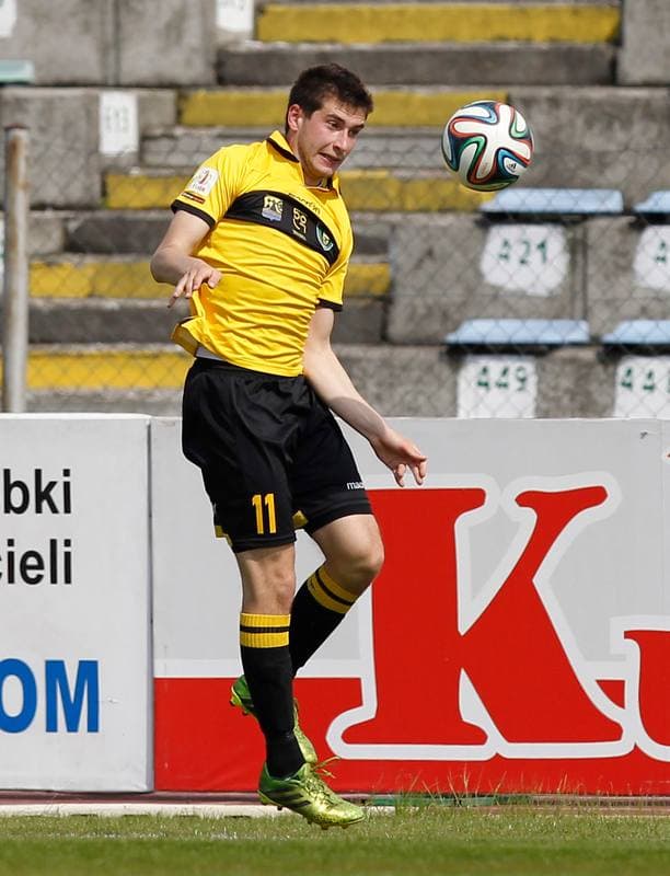 Football. I Liga. Olimpia Grudziadz - GKS Katowice. 17.05.2014