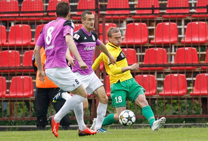 Football. I Liga. Dolcan Zabki - GKS Katowice. 23.04.2014