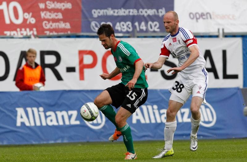 Football. T-Mobile Ekstraklasa. Gornik Zabrze - Legia Warsaw. 18.05.2014