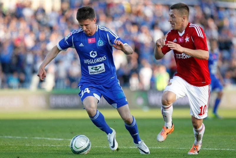 Football. T-Mobile Ekstraklasa. Ruch Chorzow - Wisla Krakow. 19.05.2014