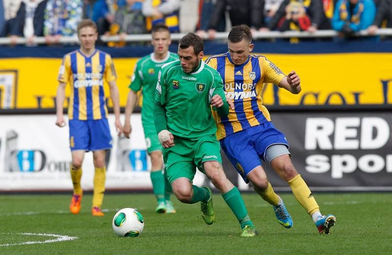 Football. IV Liga. GKS II Katowice - Iskra Pszczyna. 18.04.2014