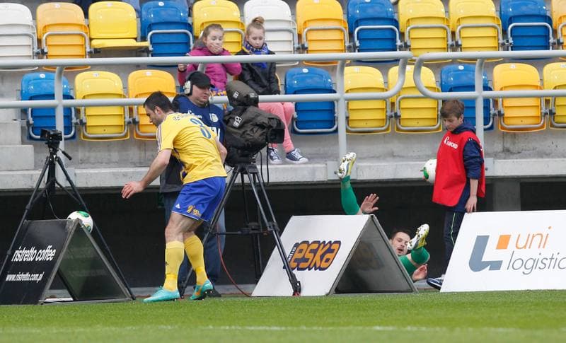 Football. IV Liga. GKS II Katowice - Iskra Pszczyna. 18.04.2014