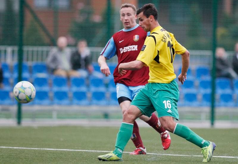Football. IV Liga. GKS II Katowice - Iskra Pszczyna. 18.04.2014
