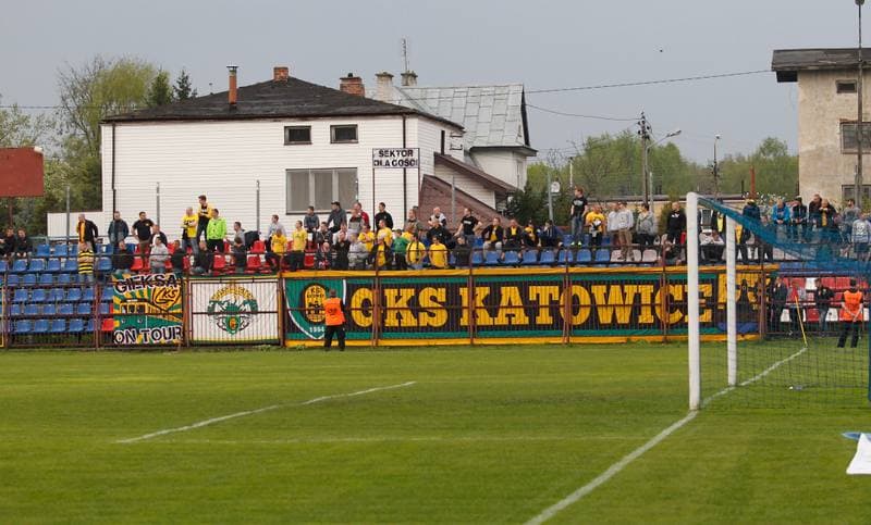 Football. I Liga. Dolcan Zabki - GKS Katowice. 23.04.2014
