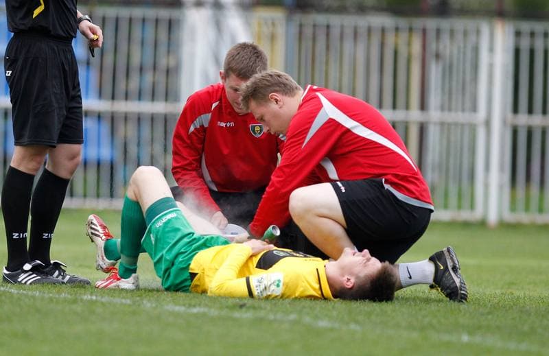 Football. I Liga. Dolcan Zabki - GKS Katowice. 23.04.2014