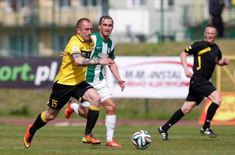 Football. I Liga. Olimpia Grudziadz - GKS Katowice. 17.05.2014