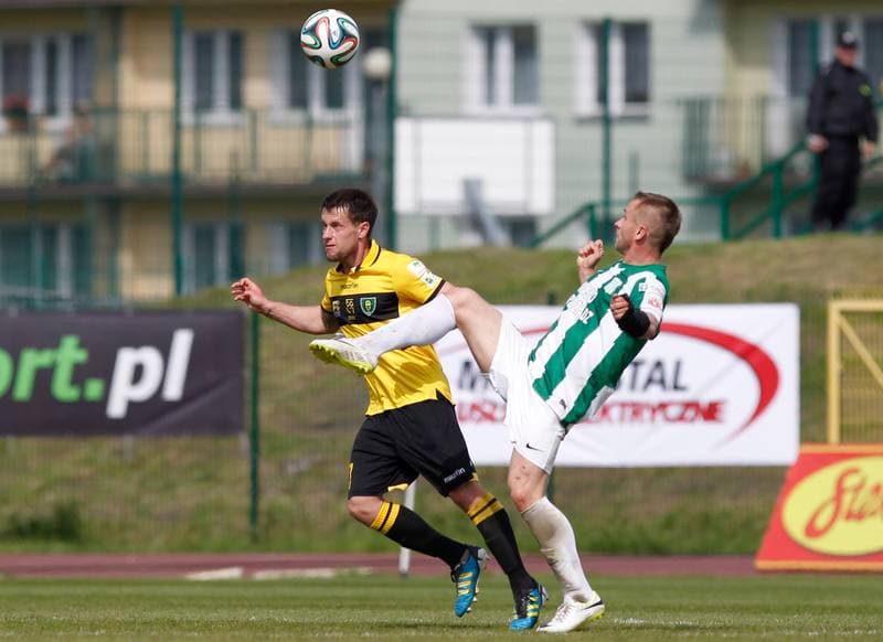 Football. I Liga. Olimpia Grudziadz - GKS Katowice. 17.05.2014