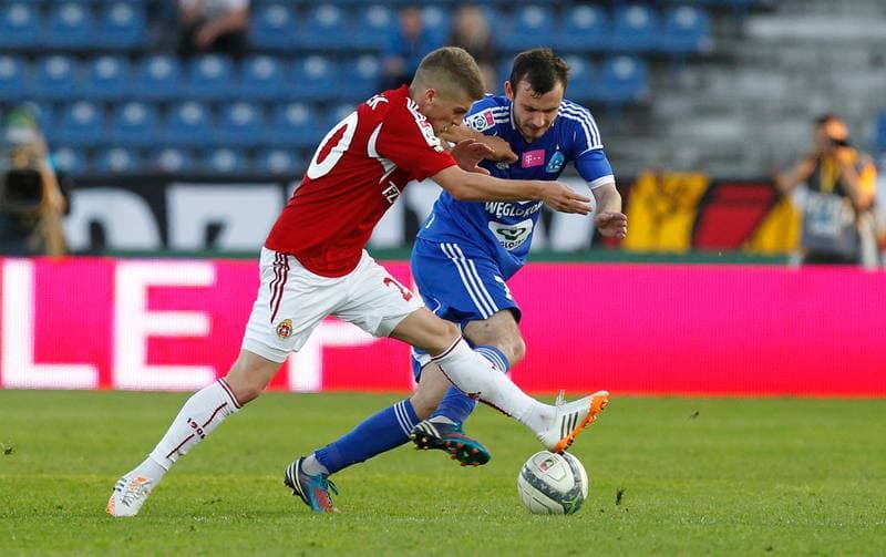 Football. T-Mobile Ekstraklasa. Ruch Chorzow - Wisla Krakow. 19.05.2014