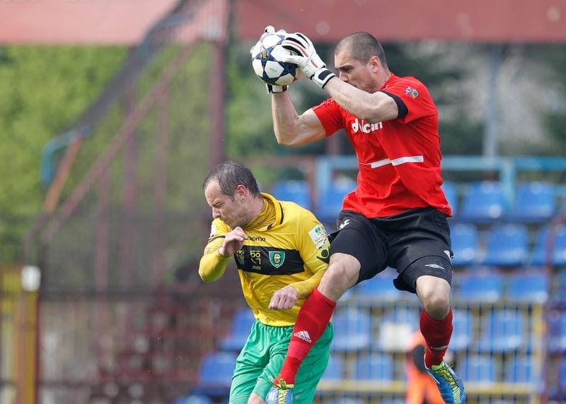 Football. I Liga. Dolcan Zabki - GKS Katowice. 23.04.2014