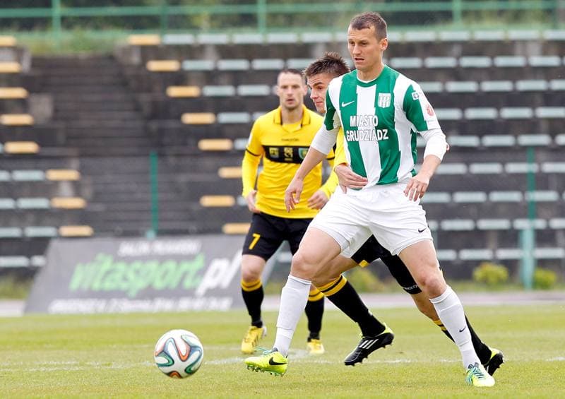 Football. I Liga. Olimpia Grudziadz - GKS Katowice. 17.05.2014
