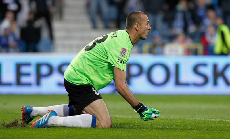 Football. T-Mobile Ekstraklasa. Ruch Chorzow - Zawisza Bydgoszcz. 11.05.2014