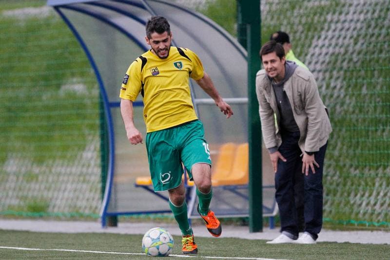 Football. IV Liga. GKS II Katowice - Iskra Pszczyna. 18.04.2014