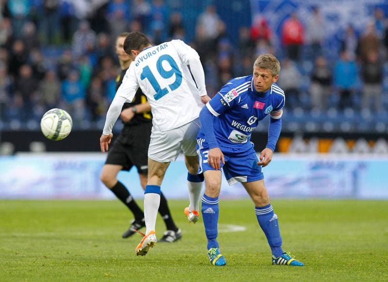 Football. T-Mobile Ekstraklasa. Ruch Chorzow - Zawisza Bydgoszcz. 11.05.2014