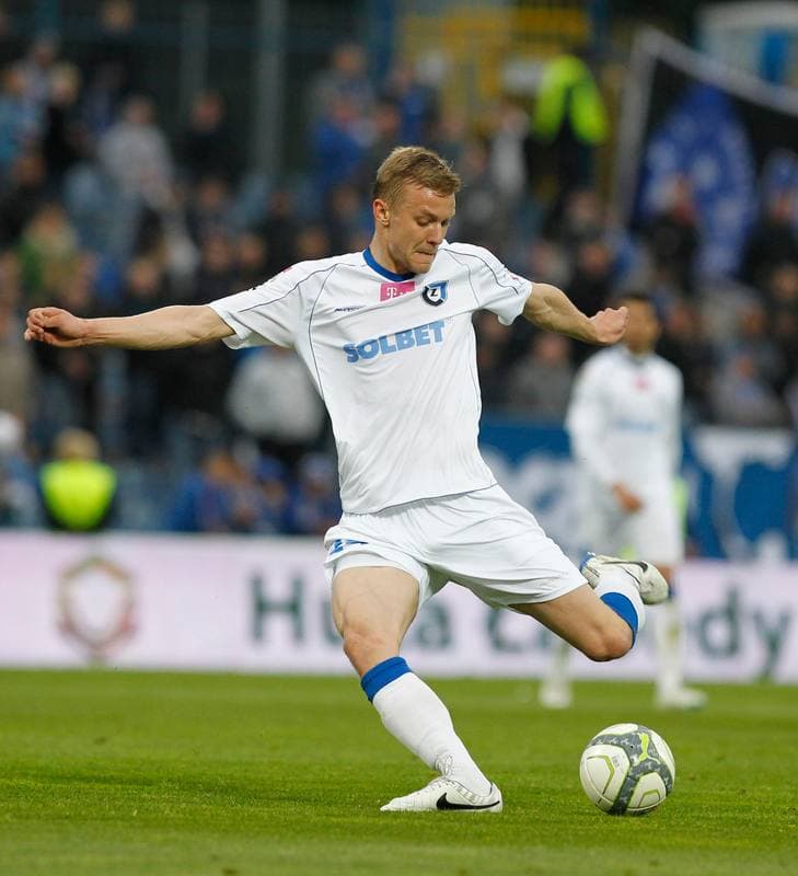Football. T-Mobile Ekstraklasa. Ruch Chorzow - Zawisza Bydgoszcz. 11.05.2014
