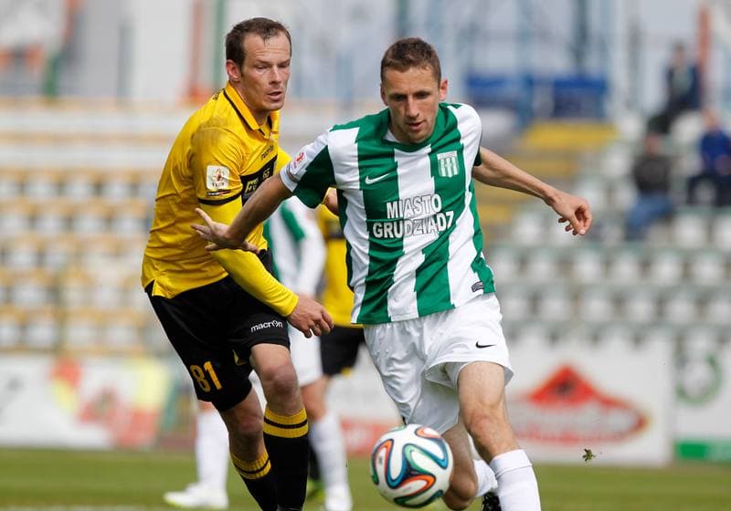 Football. I Liga. Olimpia Grudziadz - GKS Katowice. 17.05.2014